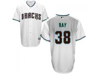 MLB Arizona Diamondbacks #38 Robbie Ray Men White Cool Base Jersey