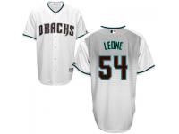 MLB Arizona Diamondbacks #54 Dominic Leone Men White Cool Base Jersey