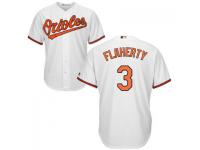 MLB Baltimore Orioles #3 Ryan Flaherty Men White Cool Base Jersey