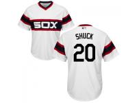MLB Chicago White Sox #20 J.B. Shuck Men White Cool Base Jersey