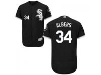 MLB Chicago White Sox #34 Matt Albers Men Black Authentic Flexbase Collection Jersey