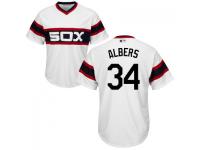 MLB Chicago White Sox #34 Matt Albers Men White Cool Base Jersey