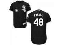 MLB Chicago White Sox #48 Tommy Kahnle Men Black Authentic Flexbase Collection Jersey