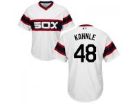 MLB Chicago White Sox #48 Tommy Kahnle Men White Cool Base Jersey