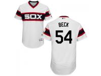 MLB Chicago White Sox #54 Chris Beck Men White Authentic Flexbase Collection Jersey