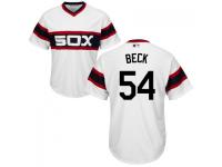 MLB Chicago White Sox #54 Chris Beck Men White Cool Base Jersey