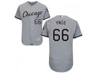 MLB Chicago White Sox #66 Michael Ynoa Men Gray Authentic Flexbase Collection Jersey