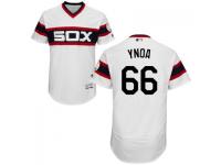 MLB Chicago White Sox #66 Michael Ynoa Men White Authentic Flexbase Collection Jersey