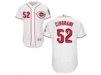 MLB Cincinnati Reds #50 Tony Cingrani Men White Authentic Flexbase Collection Jersey