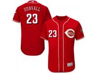 MLB Cincinnati Reds#23 Adam Duvall Men Red Authentic Flexbase Collection Jersey