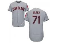 MLB Cleveland Indians #71 Dylan Baker Men Grey Authentic Flexbase Collection Jersey
