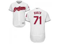 MLB Cleveland Indians #71 Dylan Baker Men White Authentic Flexbase Collection Jersey