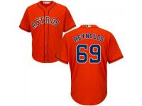MLB Houston Astros #69 Danny Reynolds Men Orange Cool Base Jersey