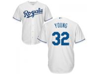 MLB Kansas City Royals #32 Chris Young Men White Cool Base Jersey