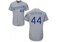 MLB Kansas City Royals #44 Luke Hochevar Men Grey Authentic Flexbase Collection Jersey