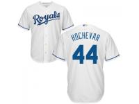 MLB Kansas City Royals #44 Luke Hochevar Men White Cool Base Jersey