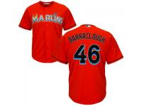MLB Miami Marlins #46 Kyle Barraclough Men Orange Cool Base Jersey