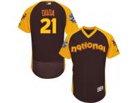 MLB New York Mets #21 Lucas Duda Men Majestic 2016 All-Star Authentic Flexbase Collection Jersey
