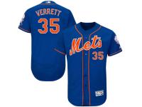 MLB New York Mets #35 Logan Verrett Men Royal Authentic Flexbase Collection Jersey