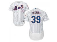 MLB New York Mets #39 Jerry Blevins Men White Authentic Flexbase Collection Jersey