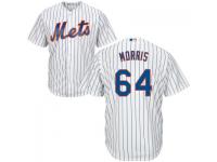 MLB New York Mets #64 Akeel Morris Men White Cool Base Jersey