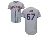 MLB New York Mets #67 Seth Lugo Men Grey Authentic Flexbase Collection Jersey