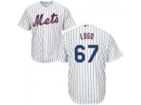 MLB New York Mets #67 Seth Lugo Men White Cool Base Jersey