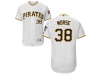 MLB Pittsburgh Pirates #38 Michael Morse Men White Authentic Flexbase Collection Jersey