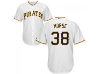 MLB Pittsburgh Pirates #38 Michael Morse Men White Cool Base Jersey