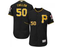 MLB Pittsburgh Pirates #50 Jameson Taillon Men Black Authentic Flexbase Collection Jersey