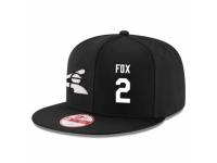 MLB 's New Era Chicago White Sox #2 Nellie Fox Stitched Snapback Adjustable Player Hat - Black White