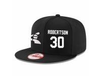MLB 's New Era Chicago White Sox #30 David Robertson Stitched Snapback Adjustable Player Hat - Black White