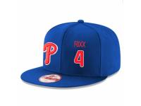 MLB 's Philadelphia Phillies #4 Jimmy Foxx Stitched New Era Snapback Adjustable Player Hat - Royal Red