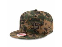 MLB 's Pittsburgh Pirates #35 Mark Melancon New Era Digital Camo 2016 Memorial Day 9FIFTY Snapback Adjustable Hat