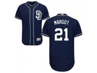 MLB San Diego Padres #21 Manuel Margot Men Navy Blue Authentic Flexbase Collection Jersey