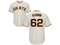 MLB San Francisco Giants #62 Cory Gearrin Men Cream Cool Base Jersey