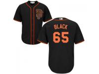 MLB San Francisco Giants #65 Raymond Black Men Black Cool Base Jersey