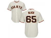 MLB San Francisco Giants #65 Raymond Black Men Cream Cool Base Jersey