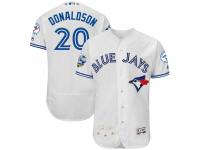 MLB Toronto Blue Jays #20 Josh Donaldson Men Majestic 2016 All-Star Authentic Flexbase Collection Jersey - White