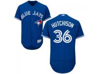 MLB Toronto Blue Jays #36 Drew Hutchison Men Royal Blue Authentic Flexbase Collection Jersey