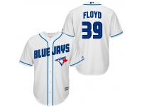 MLB Toronto Blue Jays #39 Gavin Floyd Men Fashion Cool Base White Jerseys