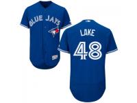 MLB Toronto Blue Jays #48 Junior Lake Men Royal Blue Authentic Flexbase Collection Jersey