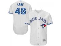 MLB Toronto Blue Jays #48 Junior Lake Men White Authentic Flexbase Collection Jersey