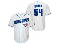 MLB Toronto Blue Jays #54 Roberto Osuna Men Fashion Cool Base White Jerseys