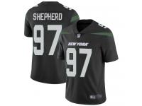 Nathan Shepherd Limited Black Alternate Men's Jersey - Football New York Jets #97 Vapor Untouchable