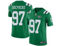Nathan Shepherd Limited Green Men's Jersey - Football New York Jets #97 Rush Vapor Untouchable