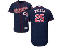Navy Blue Byron Buxton Men #25 Majestic MLB Minnesota Twins Flexbase Collection Jersey