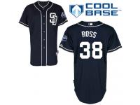 Navy Blue Tyson Ross Men #38 Majestic MLB San Diego Padres Cool Base Alternate Jersey
