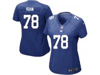 New York Giants Markus Kuhn Women's Home Jersey - Royal Blue Nike NFL #78 Game