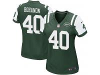 New York Jets Tommy Bohanon Women's Home Jersey - Green Nike NFL #40 Game